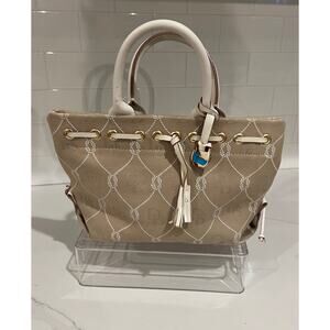 Dooney & Bourke Tulip Tote Tan purse handbag
